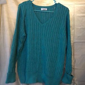 St. John’s Bay deep turquoise sweater
